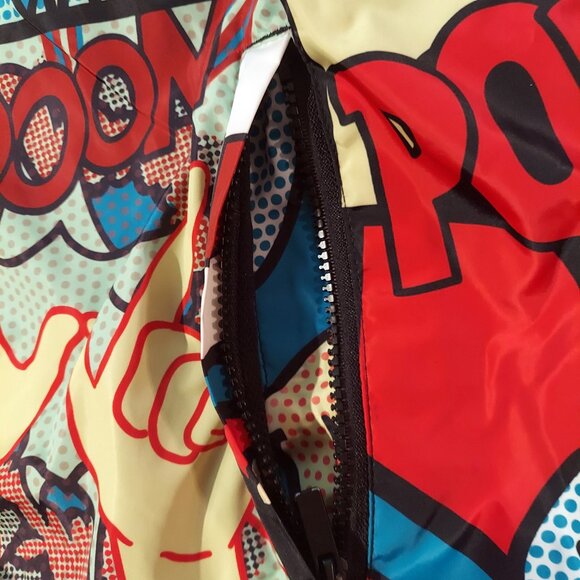 Reason Jacket Adult Large Windbreaker Hoodie Comic Strip money calls looks great - Picture 4 of 7